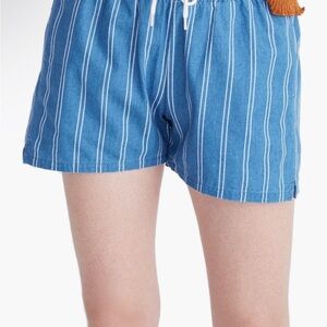 Madewell - Blue Striped Women's Shorts
